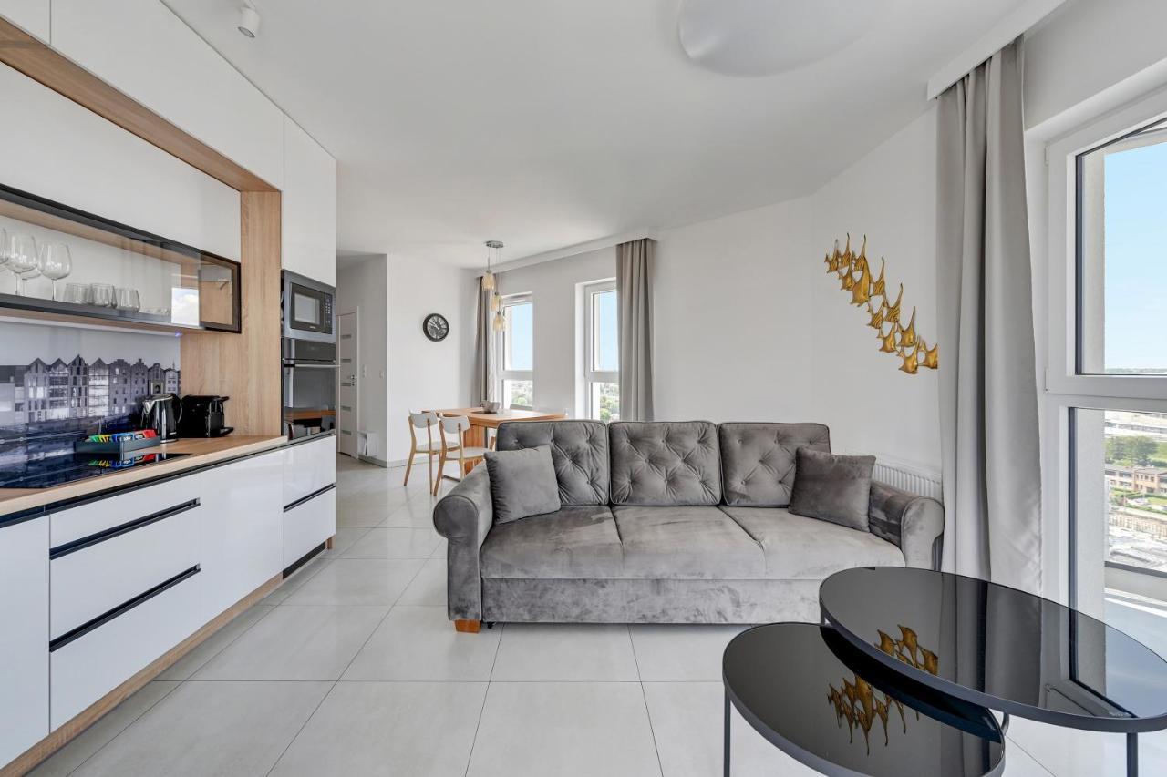 Sea View Letnica Tower & Sea View By Downtown Apartments Гданск Екстериор снимка